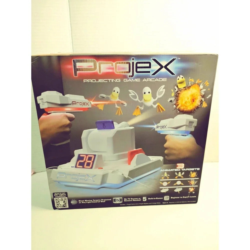 ProjeX Projecting Game Arcade Handheld Electronic Target Game Set, Age 6+ (2020)